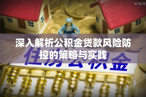 舒兰深入解析公积金贷款风险防控的策略与实践