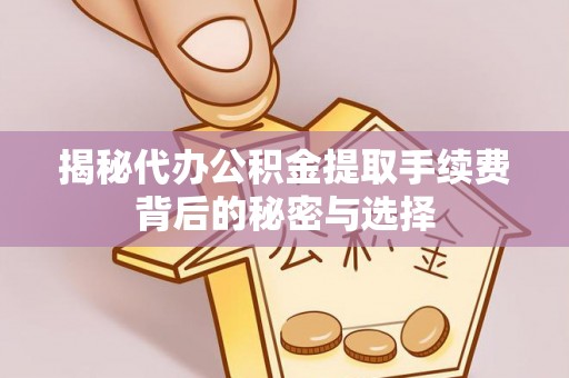 舒兰揭秘代办公积金提取手续费背后的秘密与选择