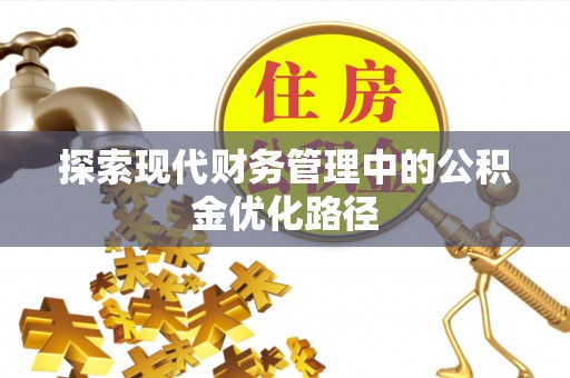舒兰探索现代财务管理中的公积金优化路径