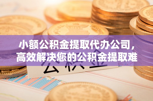 舒兰小额公积金提取代办公司，高效解决您的公积金提取难题