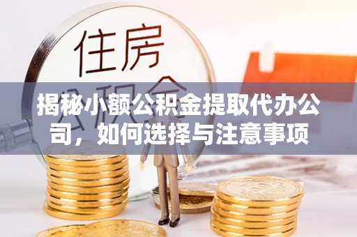 舒兰揭秘小额公积金提取代办公司，如何选择与注意事项