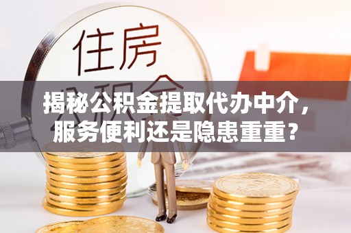 舒兰揭秘公积金提取代办中介，服务便利还是隐患重重？