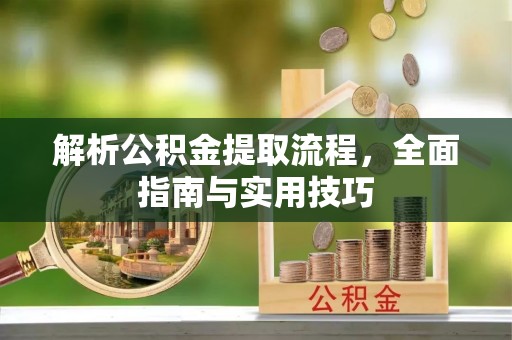 舒兰解析公积金提取流程，全面指南与实用技巧