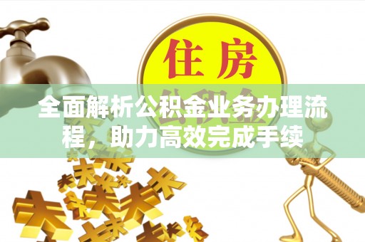 舒兰全面解析公积金业务办理流程，助力高效完成手续