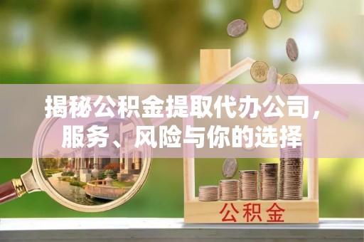 舒兰揭秘公积金提取代办公司，服务、风险与你的选择