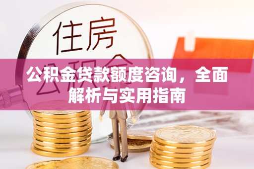 舒兰公积金贷款额度咨询，全面解析与实用指南