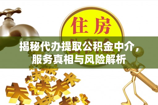 舒兰揭秘代办提取公积金中介，服务真相与风险解析