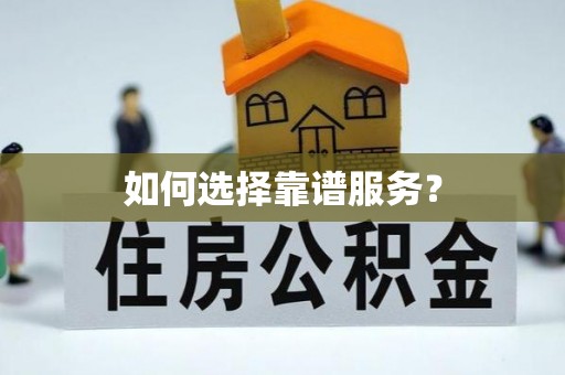 舒兰如何选择靠谱服务？