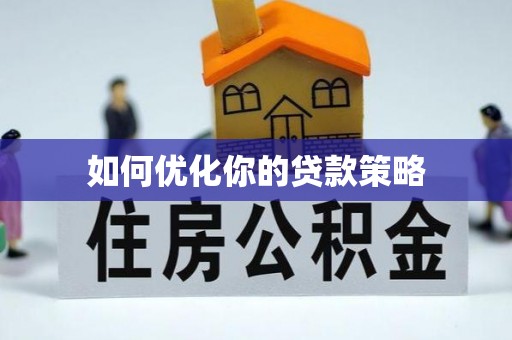 舒兰如何优化你的贷款策略