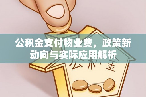 舒兰公积金支付物业费，政策新动向与实际应用解析