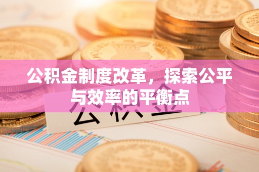 舒兰公积金制度改革，探索公平与效率的平衡点